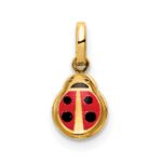 14K Enamel Ladybug Charm