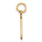 14K Diamond-cut Letter A Initial Charm - Image 2