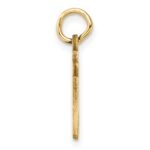 14K Diamond-cut Letter H Initial Charm - Image 2