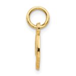 14KY Script Letter D Initial Charm - Image 2