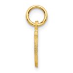 14KY Script Letter G Initial Charm - Image 2