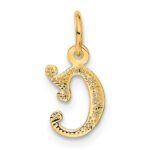 14k Letter C Initial Charm - Image 3