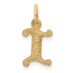 14k Letter I Initial Charm - Image 4