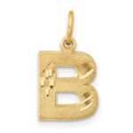 14k Letter B Initial Charm