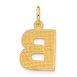 14k Letter B Initial Charm - Image 3
