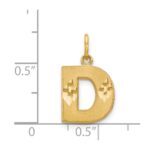 14k Letter D Initial Charm - Image 4