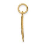 14k Heart Letter R Charm - Image 2