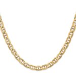 14K 6.25mm Concave Anchor with Lobster Clasp Chain - Image 2