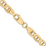 14K 6.25mm Concave Anchor with Lobster Clasp Chain - Image 3