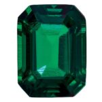Created Emerald 7x5mm Emerald Cut