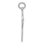 14k White Gold Celtic Cross Charm - Image 2