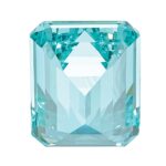 Lab Created Paraiba 12x10mm Emerald Cut - Image 4