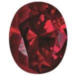 Created Ruby 5x3mm Oval - Image 2