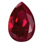 Created Ruby 7x5mm Pear