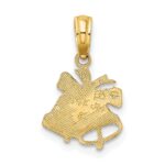 14k  Polished Christmas Bells Charm - Image 4