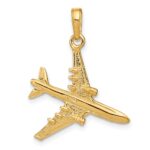 14k 3-D Jet Pendant - Image 3