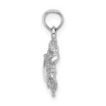 14K White Gold Crab Charm - Image 2