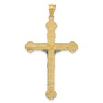 14k Two-tone INRI Crucifix Pendant - Image 4