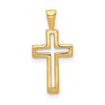 14k Cut-out Cross Charm