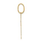 14k Polished Cross Charm - Image 2