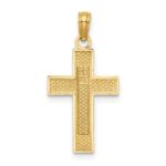 14k NURSE Cross Charm - Image 4