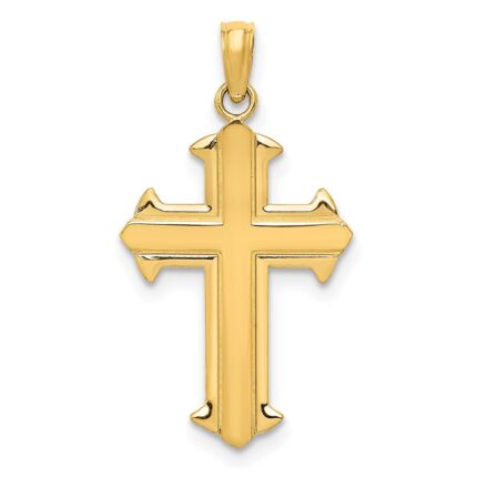 14K Passion Cross Pendant