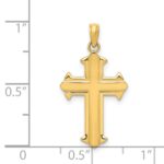 14K Passion Cross Pendant - Image 3