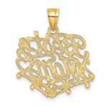 14K BEST MOM Charm - Image 3