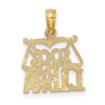 14K 100% LIBRA Zodiac Charm - Image 4