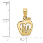 14K New York Skyline in Apple Pendant - Image 3