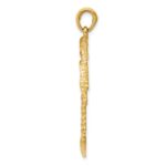 14K Large Palm Tree Pendant - Image 2