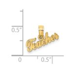 14k TEACHER Charm - Image 4