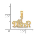14K #1 DIVER Charm - Image 3
