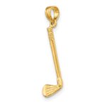 14K 3-D Golf Club Charm - Image 5