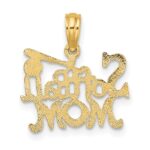 14K SOFTBALL MOM with Bat And Ball Charm - Image 4