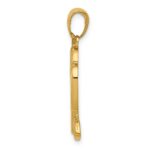 14K Polished Heart Key and Lock Charm - Image 2