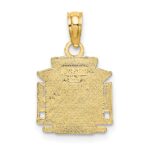 14k Polished S.F. Cable Car Charm - Image 4