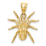 14K Polished Spider Pendant - Image 3