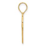 14ky Deer in a Heart Pendant - Image 2