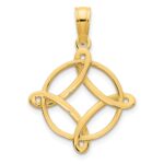 14k Fancy Celtic Knot Design Pendant