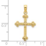 14k Fancy Cross Pendant - Image 3