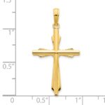 14k Fancy Cross Pendant - Image 3