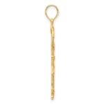 14k Gymnast with Ribbon Pendant - Image 2