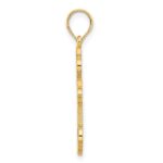 14k Budded Cross Charm - Image 2