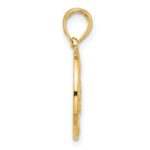 14K Polished Anchor and Stars Charm - Image 2