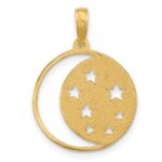 14K Polished Moon and Stars Charm - Image 4