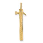 14k Fancy Hammer Charm - Image 3