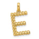 14ky Fancy Twist Letter E