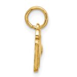 14k White Enameled Fancy Egg on Toast Charm - Image 2