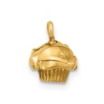 14k Fancy Muffin Charm - Image 3